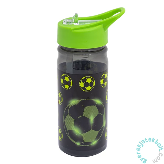 Aqua Pure szívószálas műanyag kulacs - 450 ml - Neo Football (511025007)
