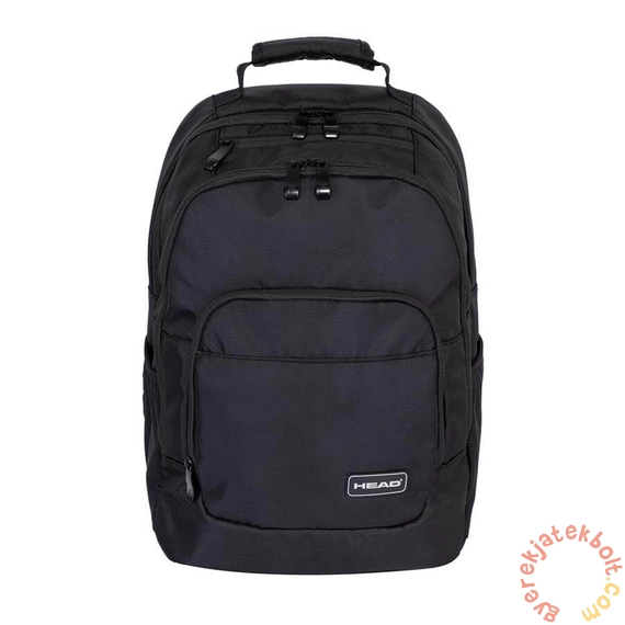 Black ergonomikus iskolatáska, hátizsák - 2 rekeszes - Head City (502024121)