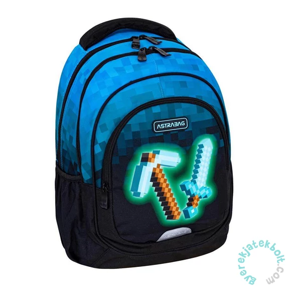 Blue Pixel ergonomikus iskolatáska, hátizsák - 2 rekeszes - 39 cm (502024092)