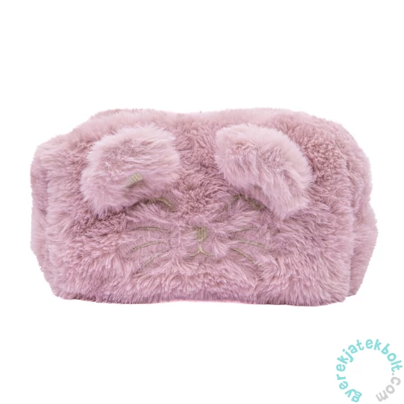 Cicás egyterű plüss tolltartó - Fluffy Kitty (505024043)