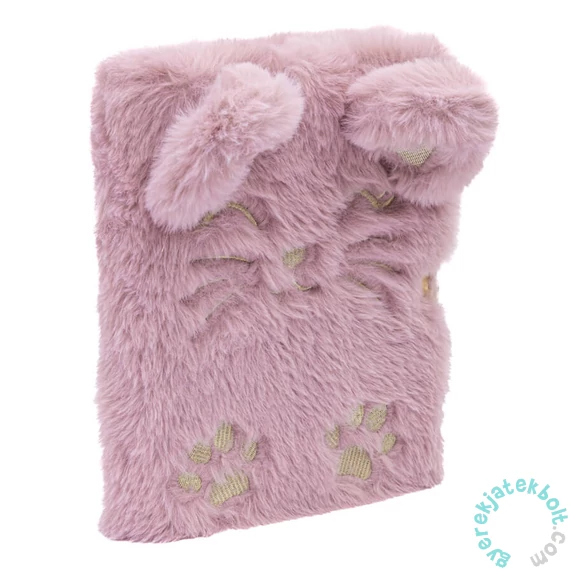Cicás szőrmés napló - A/5 - 96 lapos - Fluffy Kitty (101024001)