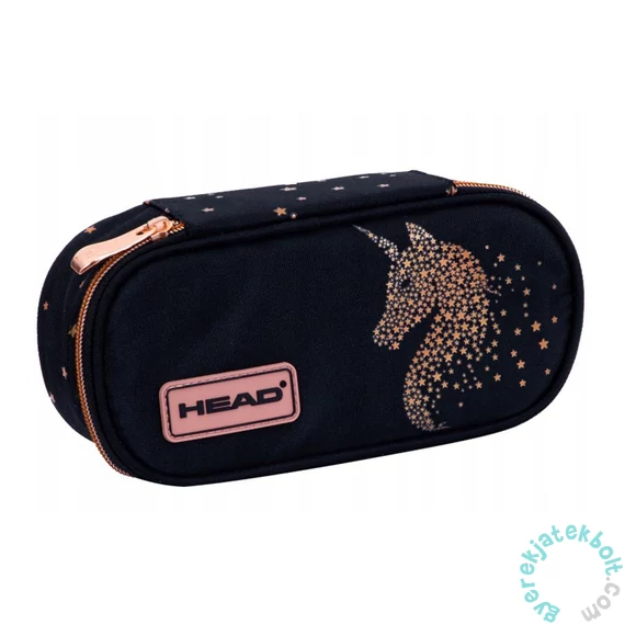 Golden Classy Unikornis ovális tolltartó - Head