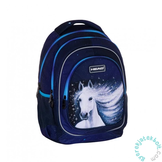 Galaxy Lovas ergonomikus iskolatáska, hátizsák - 3 rekeszes - Head