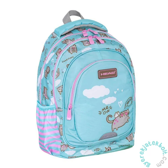 Meow ergonomikus iskolatáska, hátizsák - 2 rekeszes - Head - 39 cm (502024026)