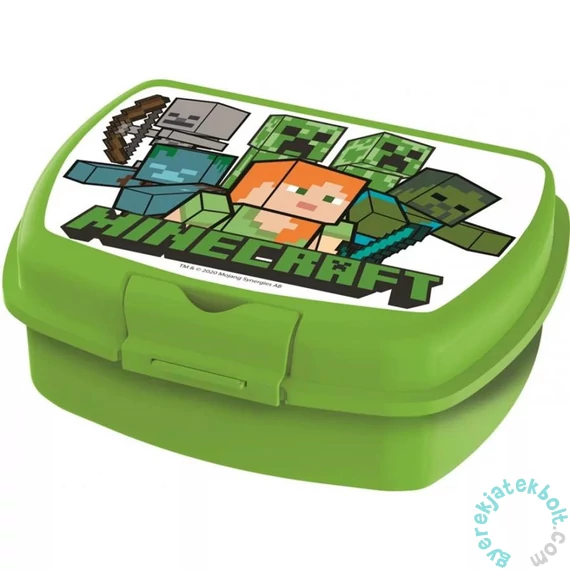 Minecraft műanyag uzsonnás doboz