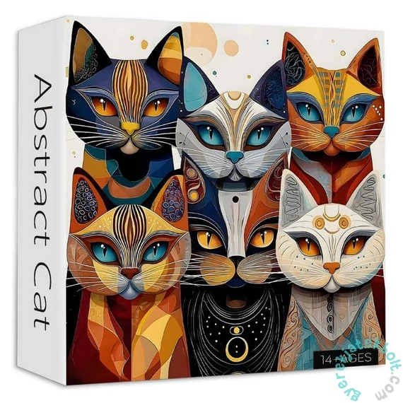 Bboldin 1000 db-os puzzle - Abstract Cat (PT-1144)
