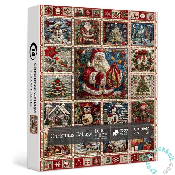 Bboldin 1000 db-os puzzle - Christmas Collage (PT-552)