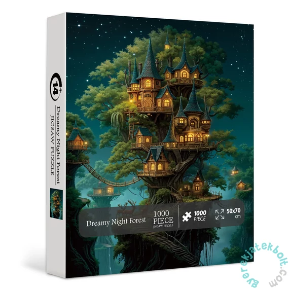 Bboldin 1000 db-os puzzle - Dreamy Night Forest (PT-926)
