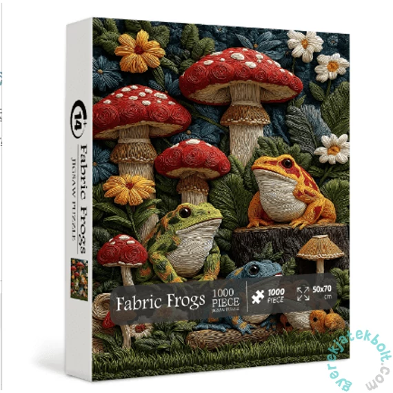 Bboldin 1000 db-os puzzle - Fabric Frogs (PT-385)