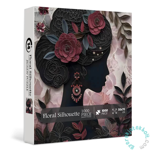 Bboldin 1000 db-os puzzle - Floral Silhouette (PT-899)