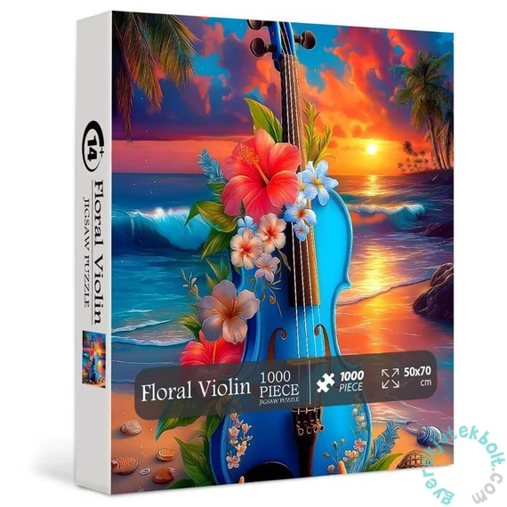 Bboldin 1000 db-os puzzle - Floral Violin (PT-917)