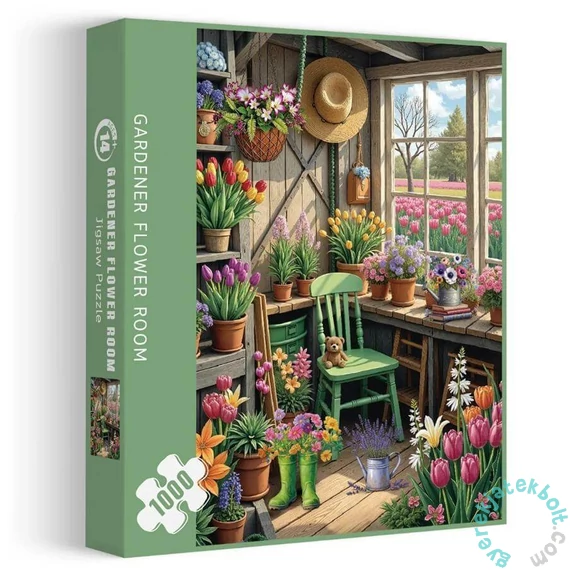 Bboldin 1000 db-os puzzle - Gardener Flower Room (PT-430)
