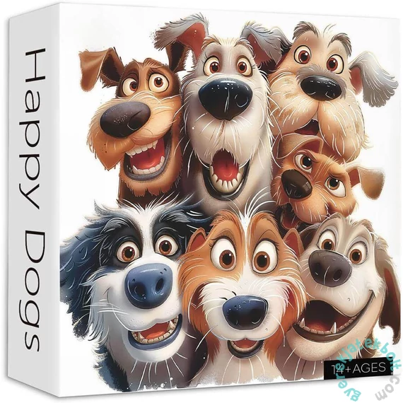 Bboldin 1000 db-os puzzle - Happy Dogs (PT-1011)