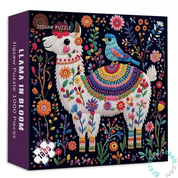 Bboldin 1000 db-os puzzle - Llama in Bloom (PT-1121)