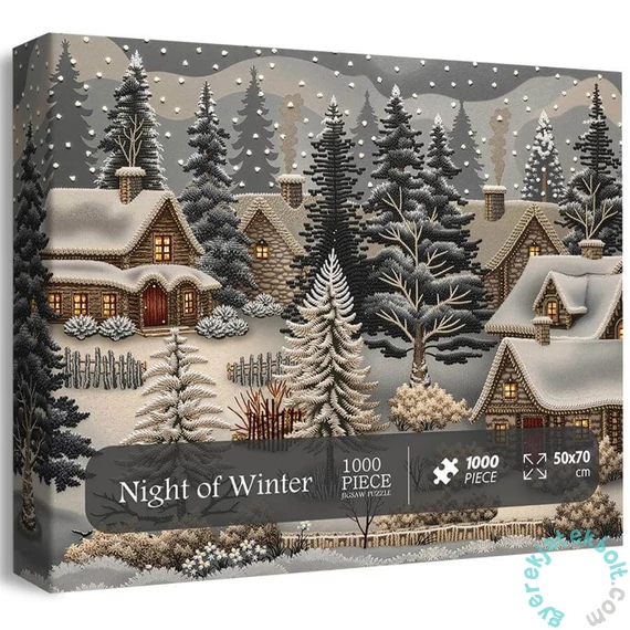 Bboldin 1000 db-os puzzle - Night of Winter (PT-1080)