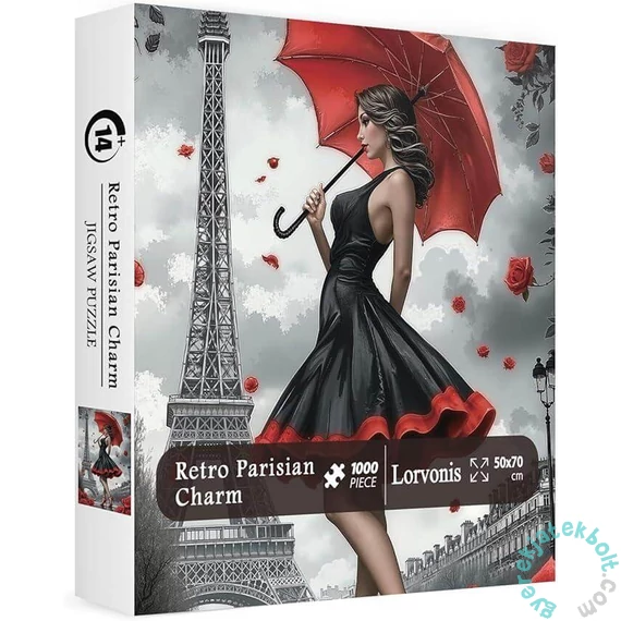 Bboldin 1000 db-os puzzle - Retro Parisian Charm (PT-332)