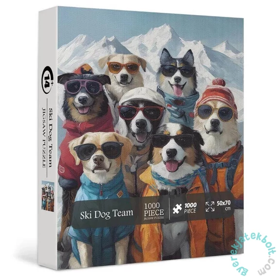 Bboldin 1000 db-os puzzle - Ski Dog Team (PT-326)