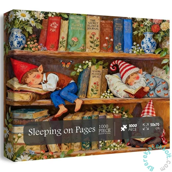 Bboldin 1000 db-os puzzle - Sleeping on Pages (PT-1090)