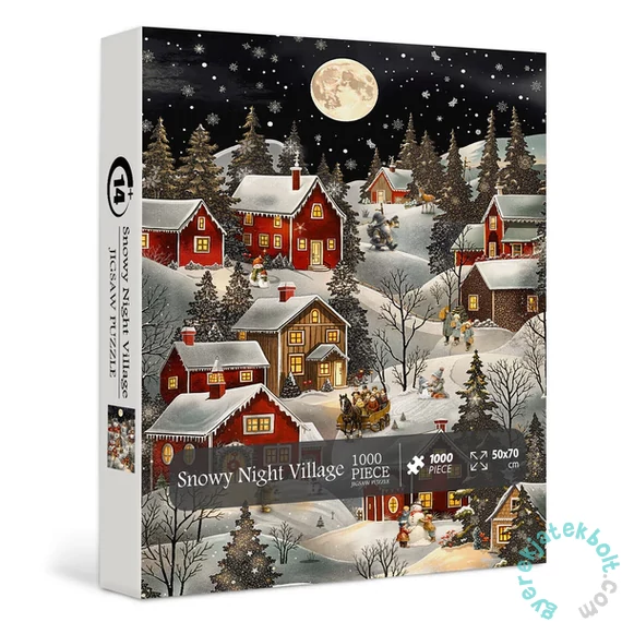 Bboldin 1000 db-os puzzle - Snowy Night Village (PT-586)