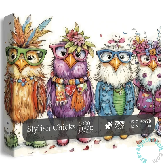 Bboldin 1000 db-os puzzle - Stylish Chicks (PT-399)
