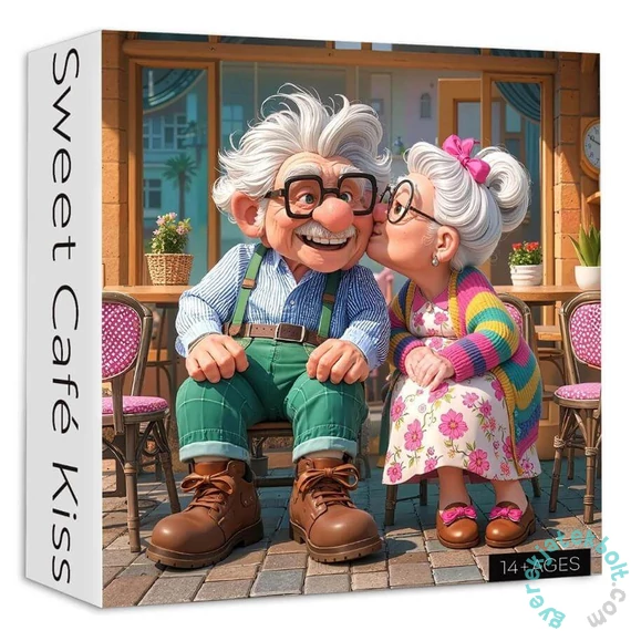 Bboldin 1000 db-os puzzle - Sweet Café Kiss (PT-412)