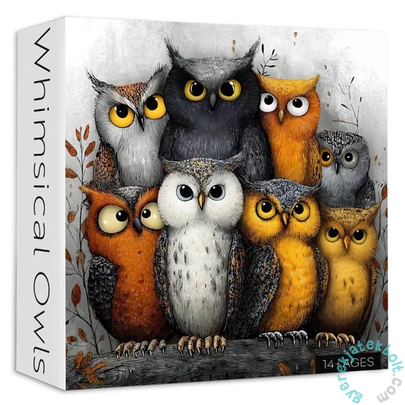 Bboldin 1000 db-os puzzle - Whimsical Owls (PT-1160)