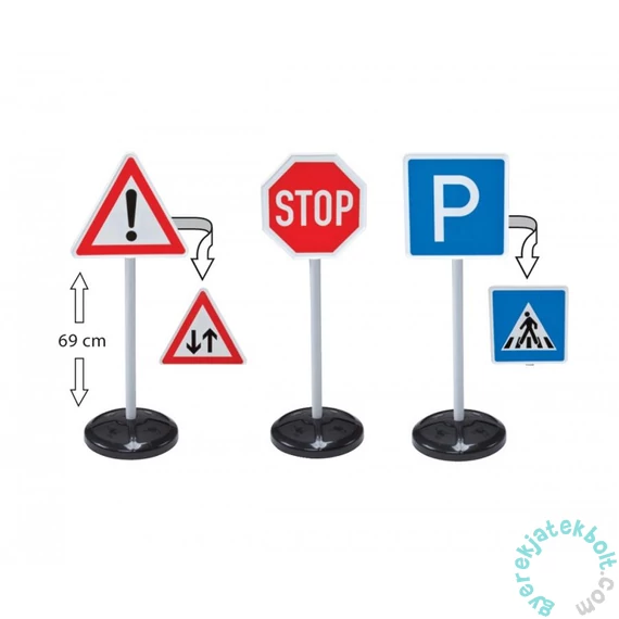 Big Közlekedési táblák - 3 db-os szett (800055481)