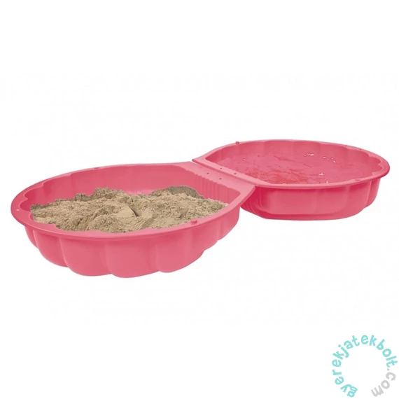 Kétrészes kagyló formájú homokozó - Pink (800007722)