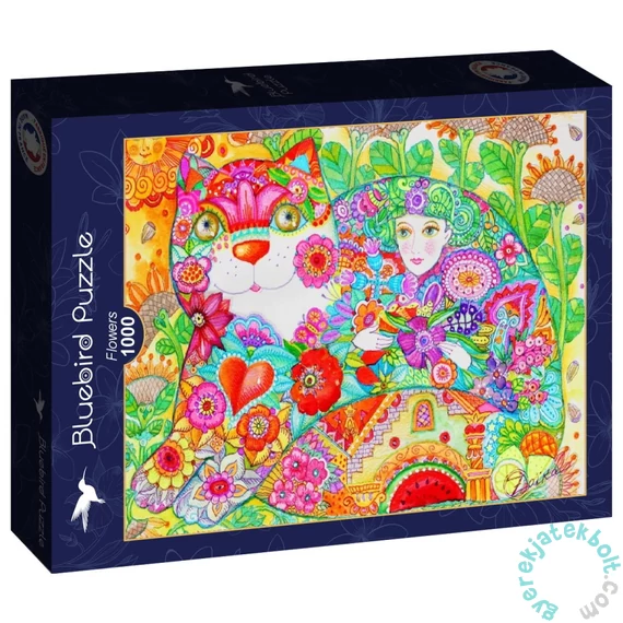 Bluebird 1000 db-os puzzle - Flowers (90242)