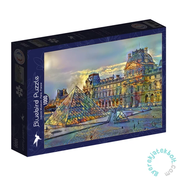 Bluebird 1000 db-os puzzle - Louvre Museum, Paris, France (90292)