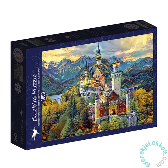 Bluebird 1000 db-os puzzle - Neuschwanstein Castle, Fussen, Germany (90285)