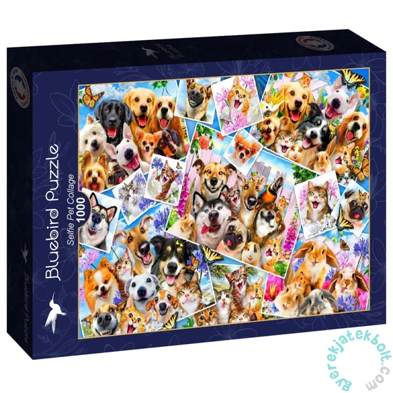 Bluebird 1000 db-os puzzle - Selfie Pet Collage (90232)