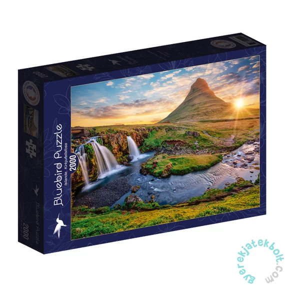 Bluebird 2000 db-os puzzle - Waterfall in Iceland, Kirkjufellsfoss (90040)