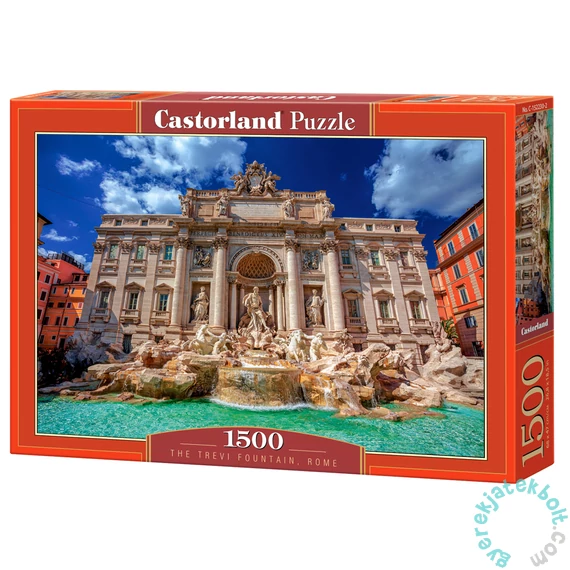 Castorland 1500 db-os puzzle - The Trevi Fountain - Rome (C-152230)