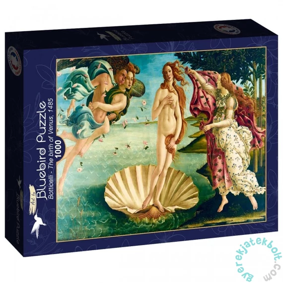 Bluebird 1000 db-os puzzle - Art by Botticelli - The birth of Venus, 1485 (60249)