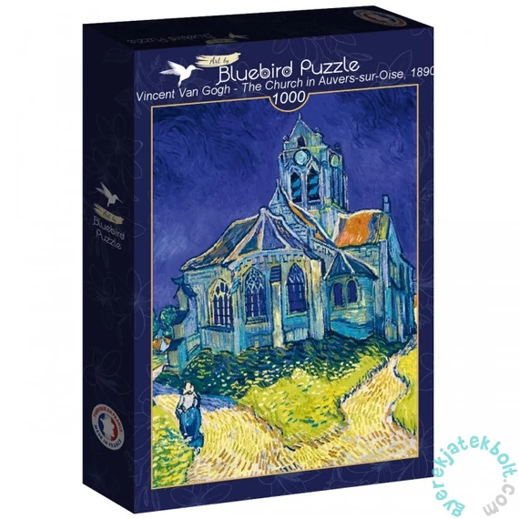 Bluebird 1000 db-os puzzle - Art by Vincent Van Gogh - The Church in Auvers-sur-Oise, 1890 (60280)