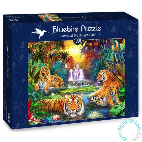 Bluebird 1000 db-os puzzle - Family at the Jungle Pool (70155)