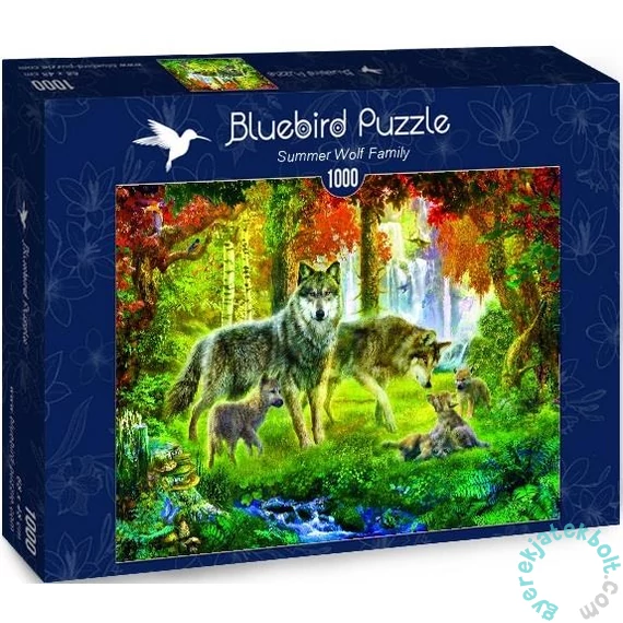 Bluebird 1000 db-os puzzle - Summer Wolf Family (70156)