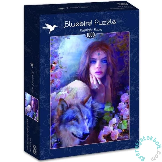 Bluebird 1000 db-os puzzle - Midnight Rose (70172)
