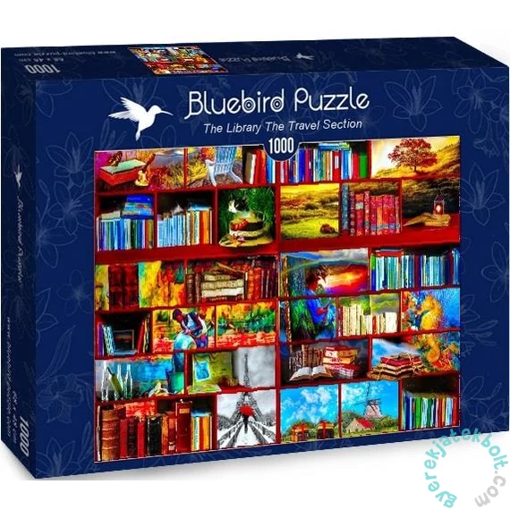 Bluebird 1000 db-os puzzle - The Library The Travel Section (70212)