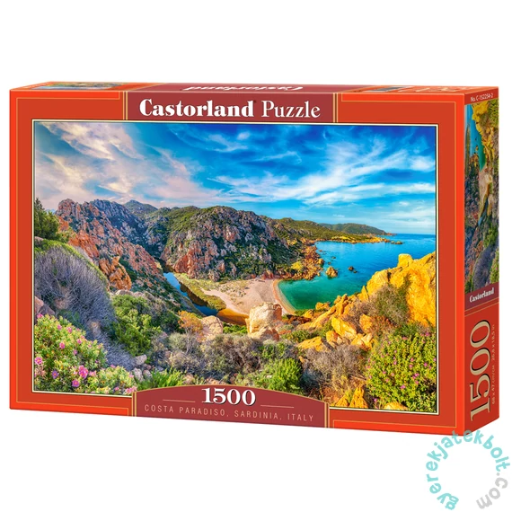 Castorland 1500 db-os puzzle - Costa Paradiso - Sardinia - Italy (C-152254)