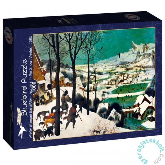 Bluebird 1000 db-os puzzle - Art by Pieter Bruegel the Elder - Hunters in the Snow (Winter), 1565 (60227)