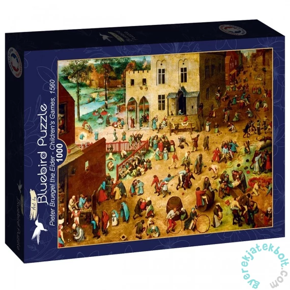 Bluebird 1000 db-os puzzle - Art by Pieter Bruegel the Elder - Children's Games, 1560 (60231)