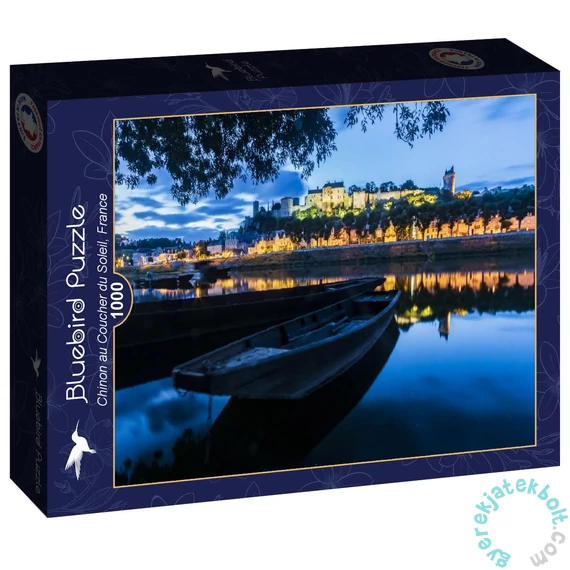 Bluebird 1000 db-os puzzle - Chinon au Coucher du Soleil, France (90439)