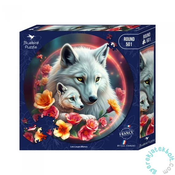 Bluebird 501 db-os kör puzzle - Les Loups Blancs (91149)