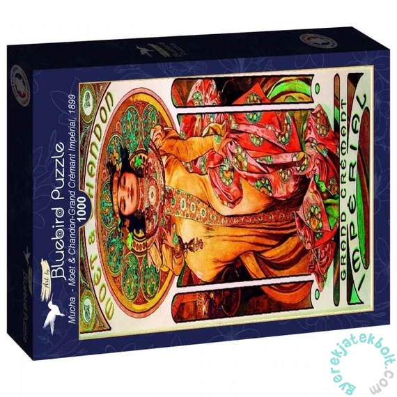 Bluebird 1000 db-os Art by puzzle - Mucha  - Moët &amp; Chandon-Grand Crémant Impérial 1899 (60298)