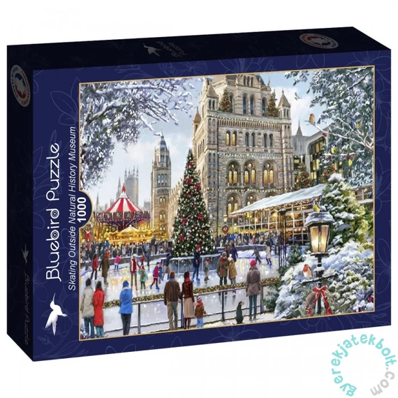 Bluebird 1000 db-os puzzle - Skating Outside Natural History Museum (90526)