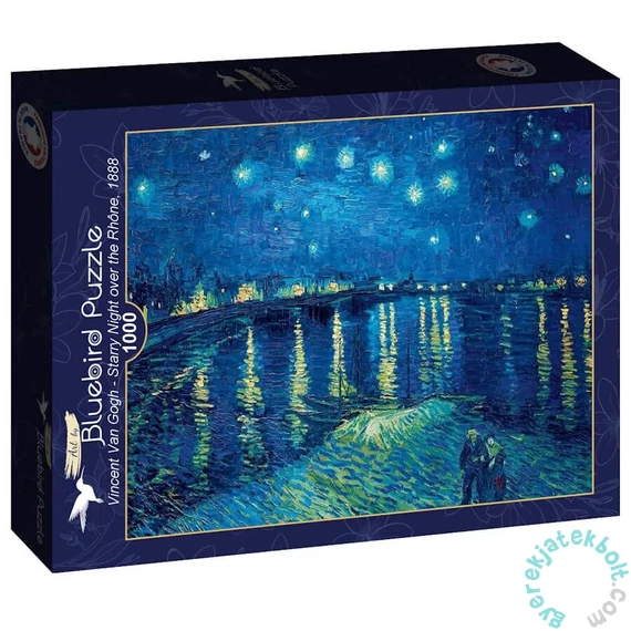 Bluebird 1000 db-os Art by puzzle - Vincent Van Gogh - Starry Night over the Rhone 1888 (60204)