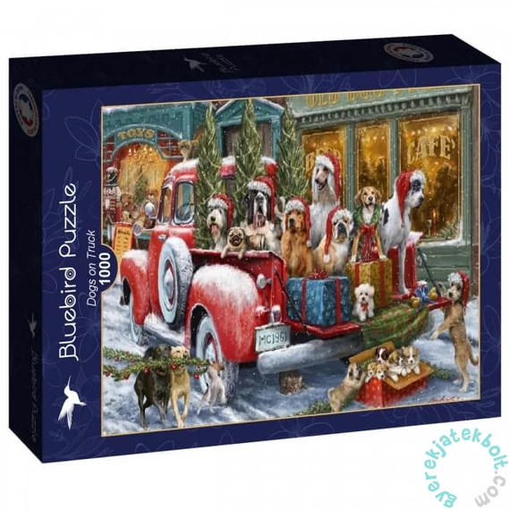 Bluebird 1000 db-os puzzle - Dogs on Truck (90523)