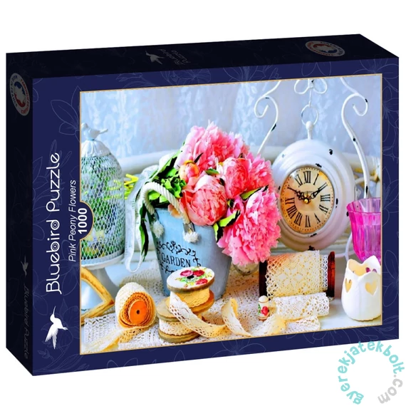 Bluebird 90261 - Pink Peony Flowers - 1000 db-os puzzle
